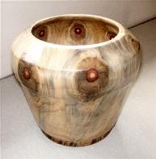 The Highly commended winner Monkey puzzle vase by Syd Weatherley